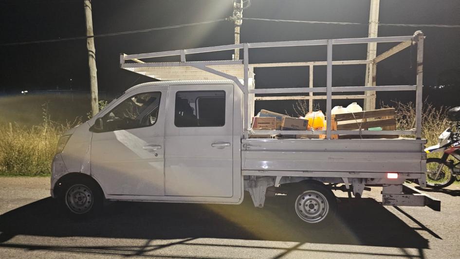 Camioneta incautada Camioneta incautada