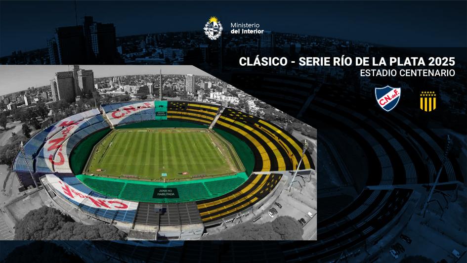 Operativo de seguridad del primer partido clásico del año