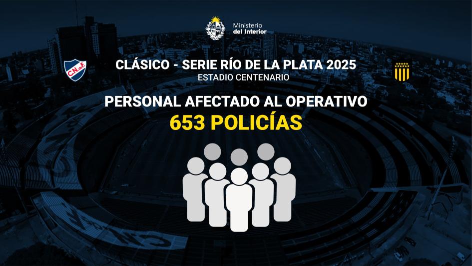 Operativo de seguridad del primer partido clásico del año