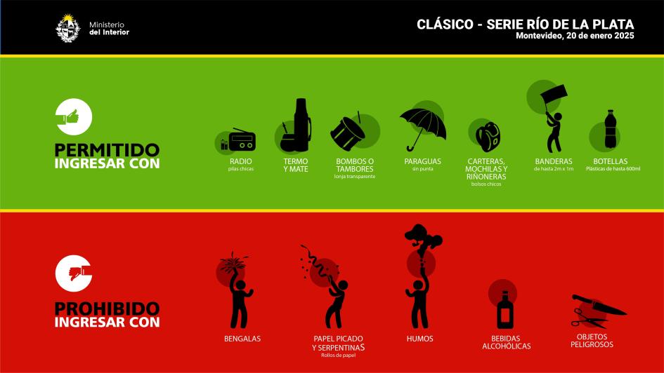 Operativo de seguridad del primer partido clásico del año