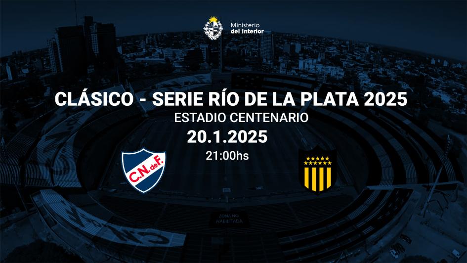 Operativo de seguridad del primer partido clásico del año