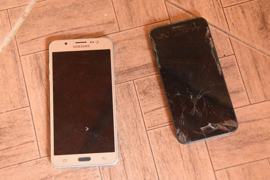 Teléfonos celulares incautados. Teléfonos celulares incautados.