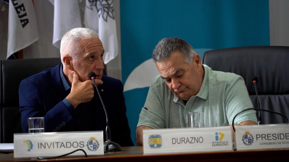 Ministro del Interior y el Intendente de Durazno. Ministro del Interior y el Intendente de Durazno.