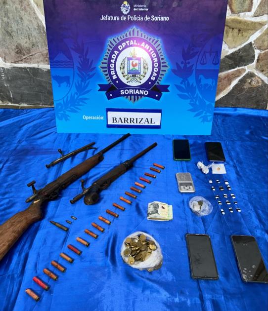 objetos incautados en el operativo objetos incautados en el operativo