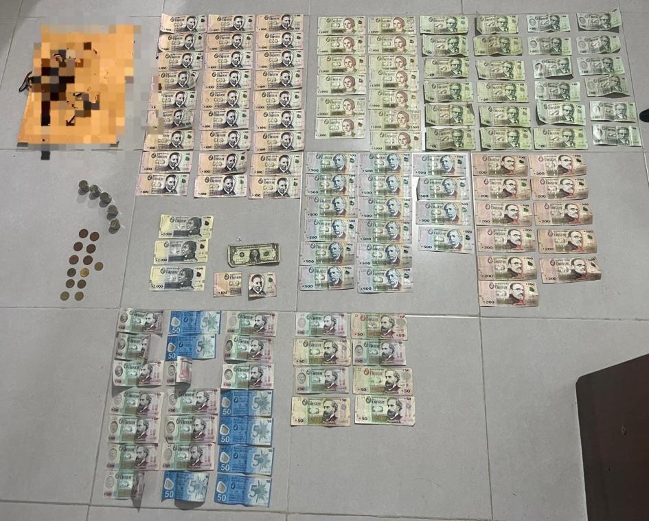 dinero incautado dinero incautado