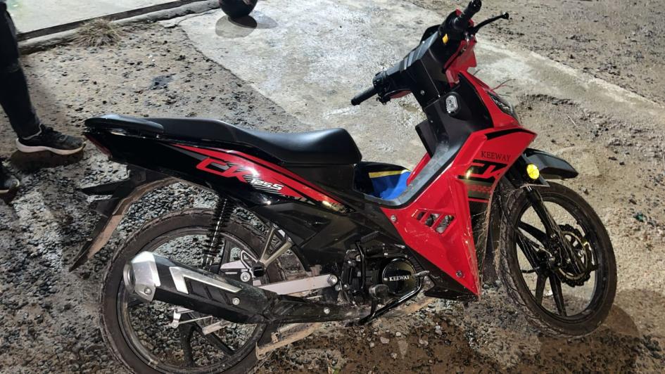 Moto incautada Moto incautada