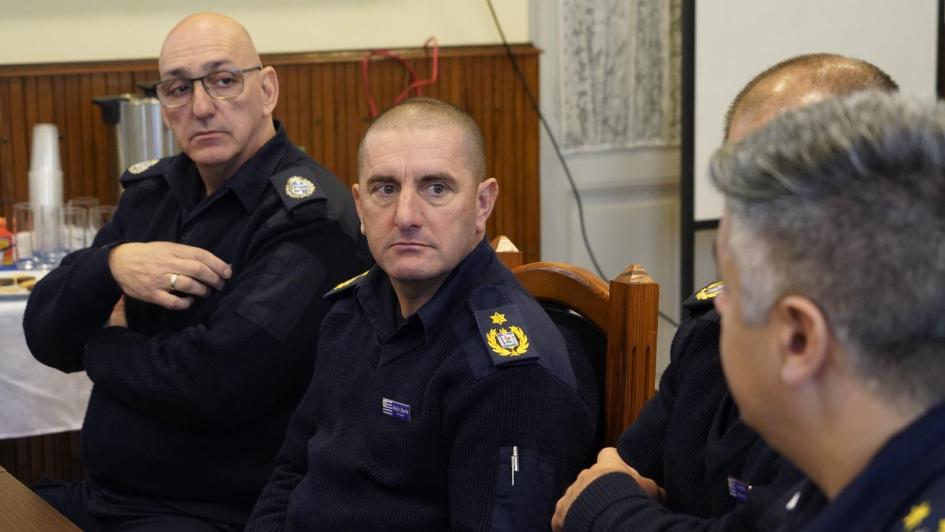 Jefe y Subjefe de Policía de Durazno