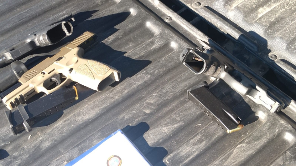 Arma de fuego Pistola incautada