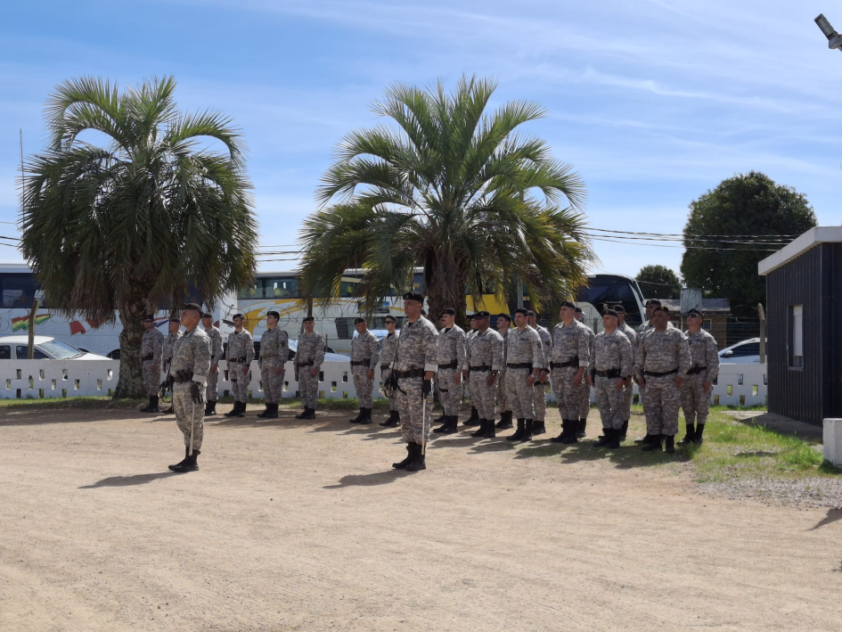 Formación de policías de la Regional Este