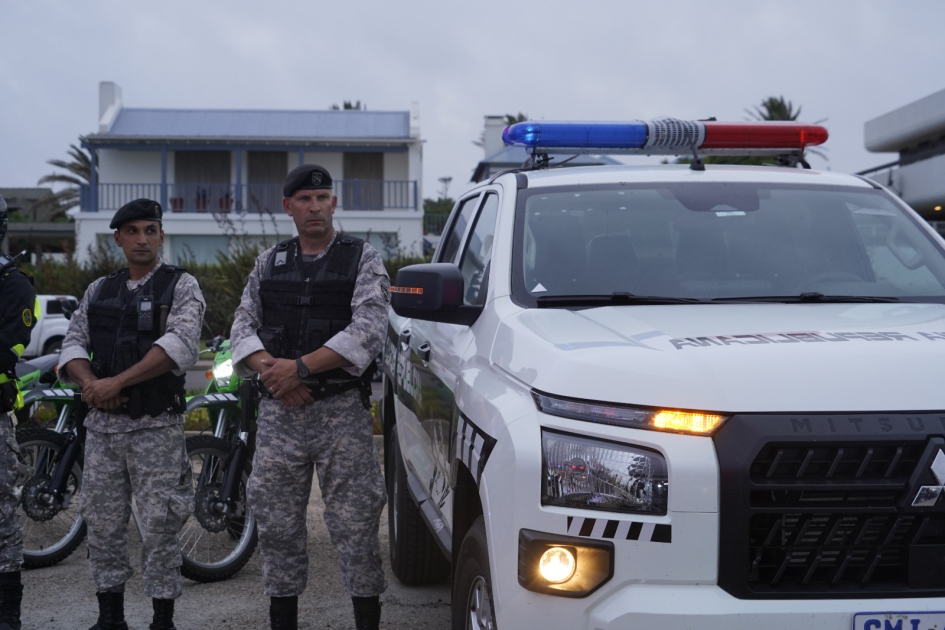 Maldonado y Rocha lanzan el operativo “Verano Azul”} Maldonado y Rocha lanzan el operativo “Verano Azul”