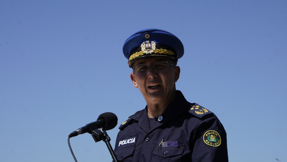 Inauguración de pista de atletismo en la Dirección Nacional de la Educación Policial