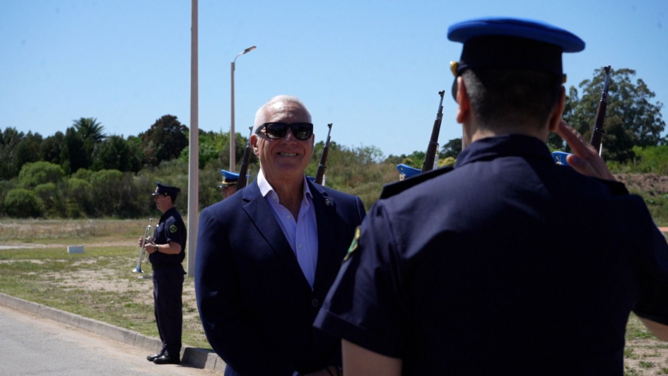 Inauguración de pista de atletismo en la Dirección Nacional de la Educación Policial