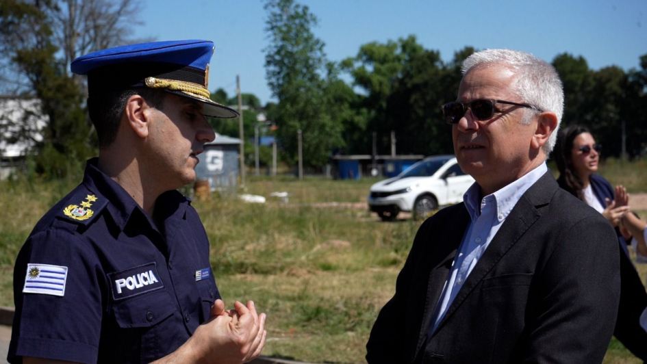 Inauguración de pista de atletismo en la Dirección Nacional de la Educación Policial