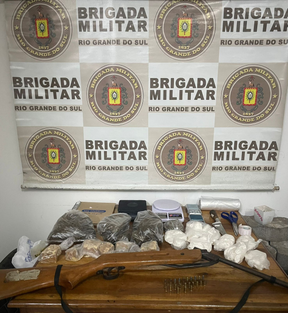 Objetos incautados por Policía de Brasil 