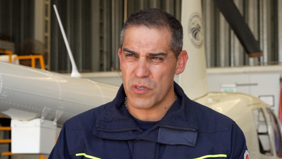 Vocero Dirección Nacional de Bomberos, Comisario Victor Fagundez