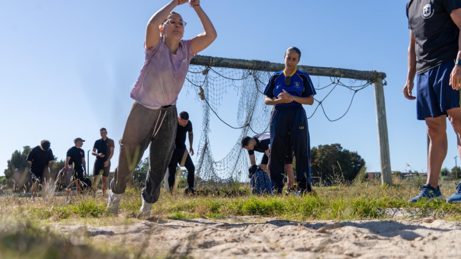 Aspirantes a alumnos en pruebas físicas