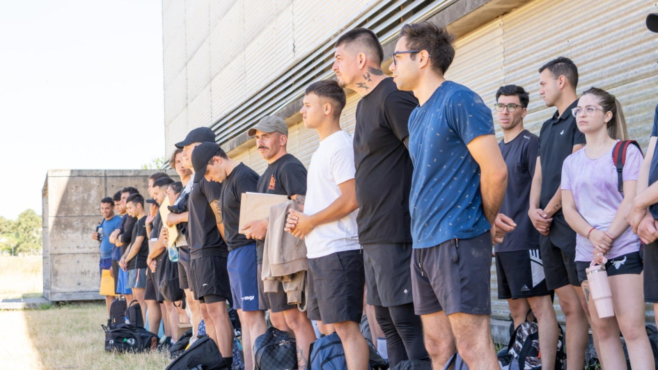 Aspirantes a alumnos en pruebas físicas