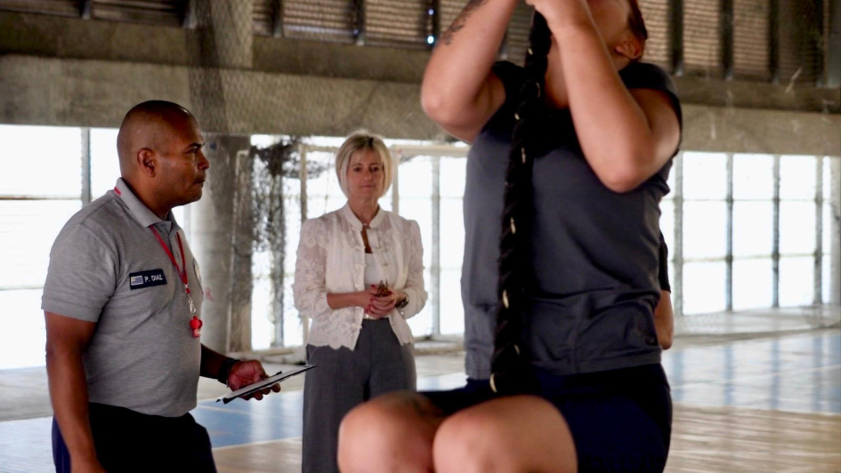 Aspirantes a alumnos en pruebas físicas