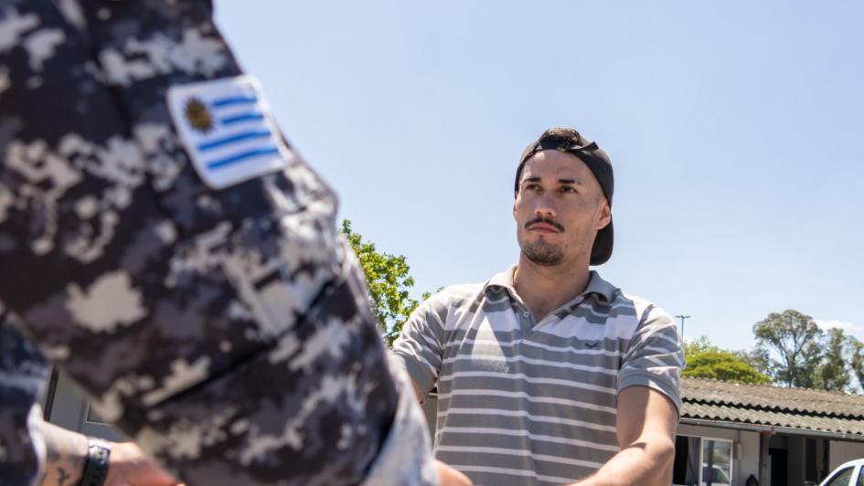 Funcionario de DIGOE fue reconocido por rescatar a un ciudadano en el Río Santa Lucía 