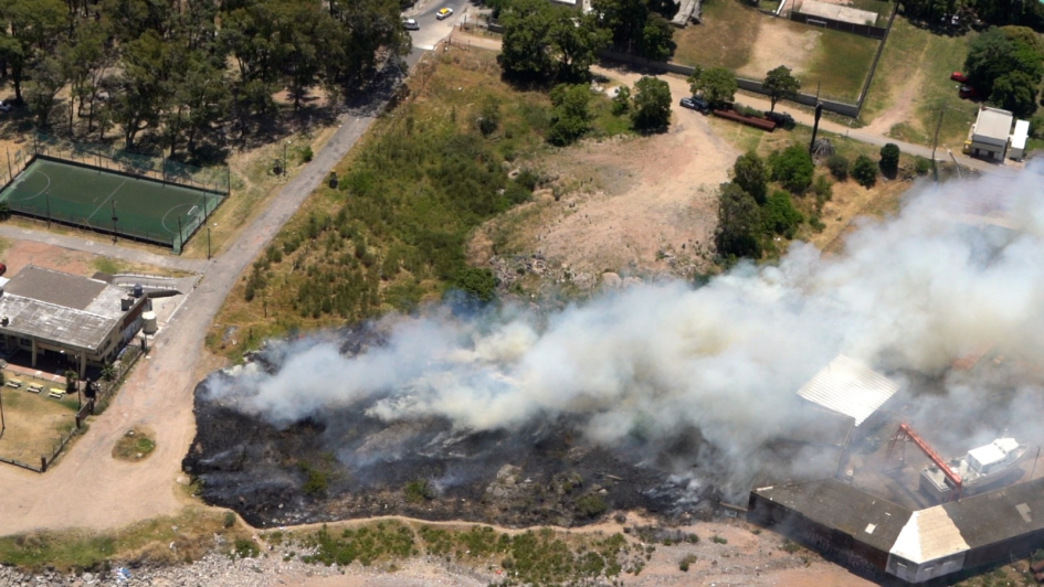 Foco de incendio apagado Foco de incendio apagado