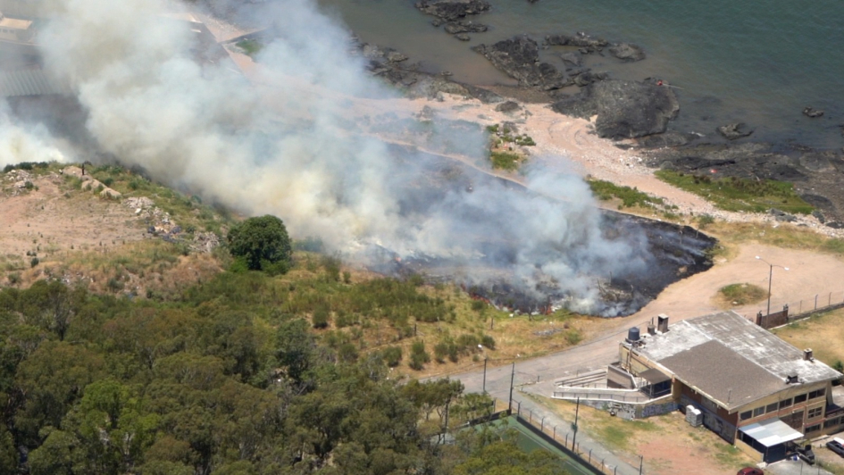Foco de incendio apagado Foco de incendio apagado