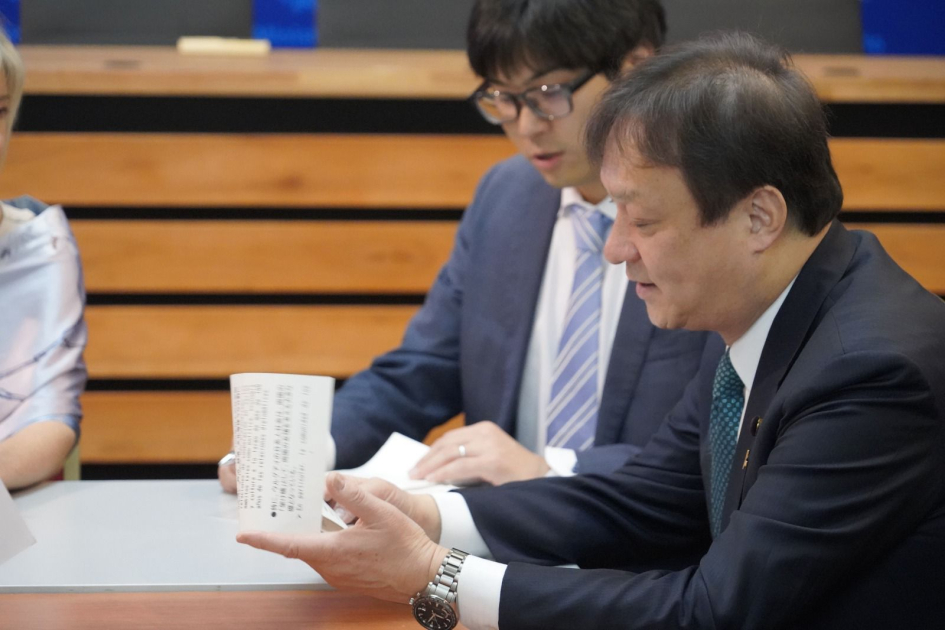 Ministra Interina recibe a delegación japonesa por temas de seguridad, conocimientos y tecnologías