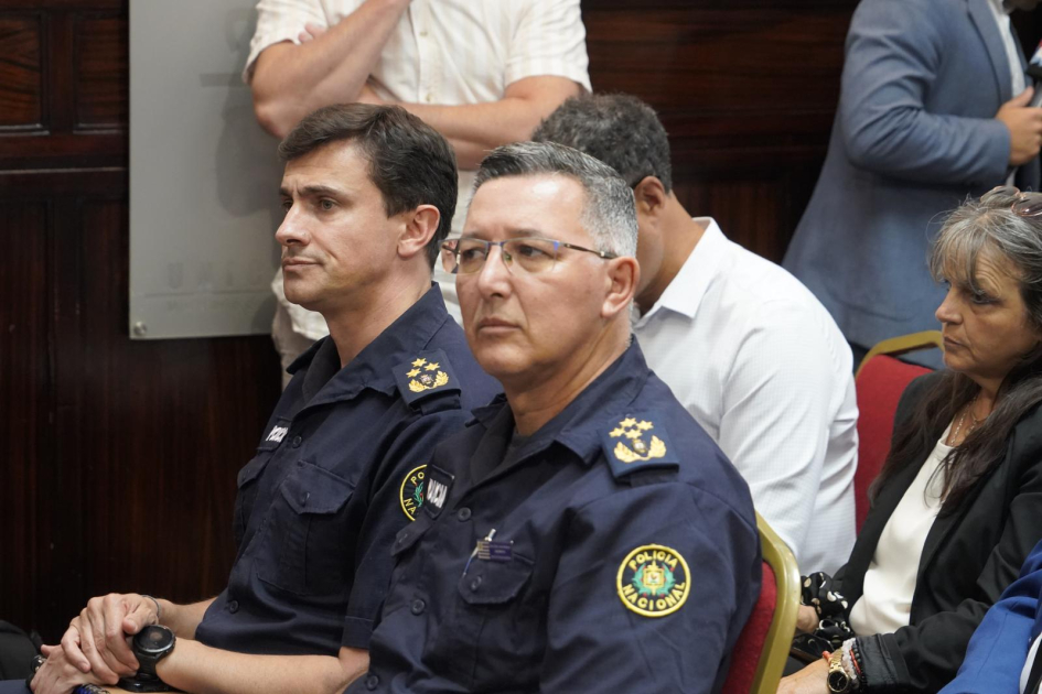 Director y Subdirector de la Policía Nacional