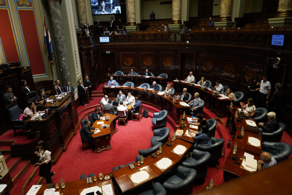 Parlamento Nacional en convocatoria al Ministro del Interior