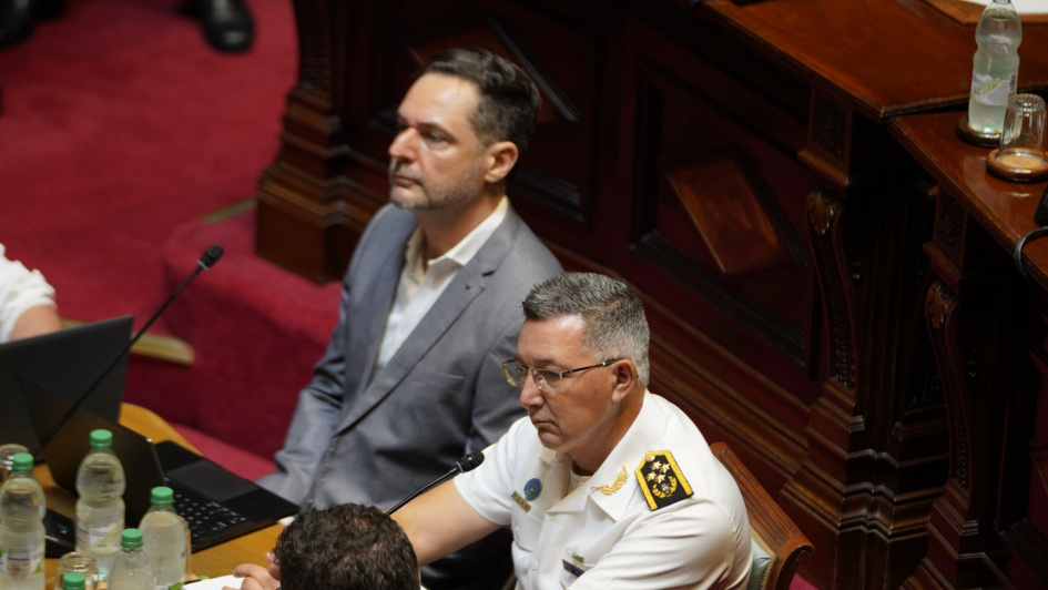 Emiliano Rojido y José Manuel Azambuya en Parlamento 