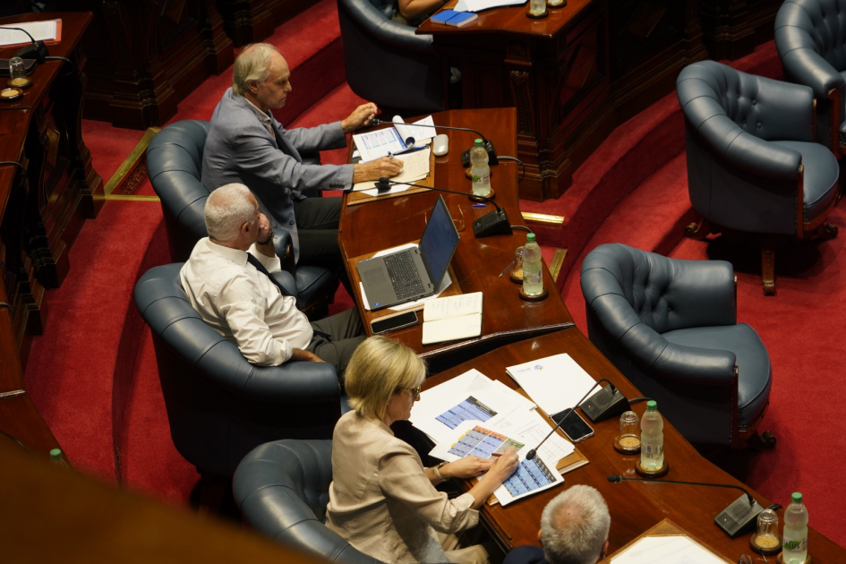 Parlamento Nacional en convocatoria al Ministro del Interior