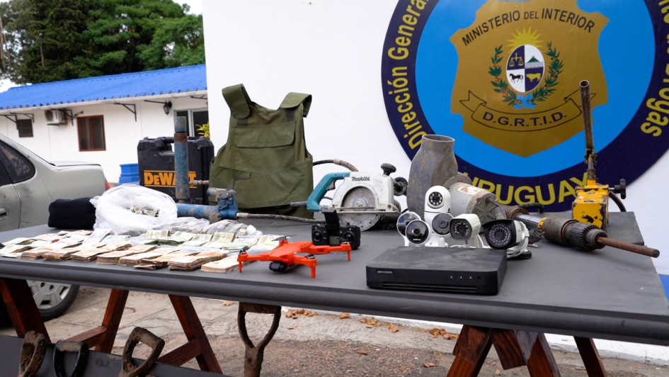 Objetos incautados, operación Blindaje 