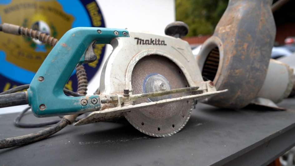 Objetos incautados, operación Blindaje 