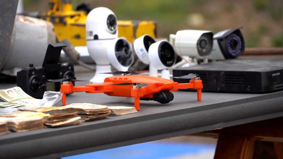 Objetos incautados, operación Blindaje 