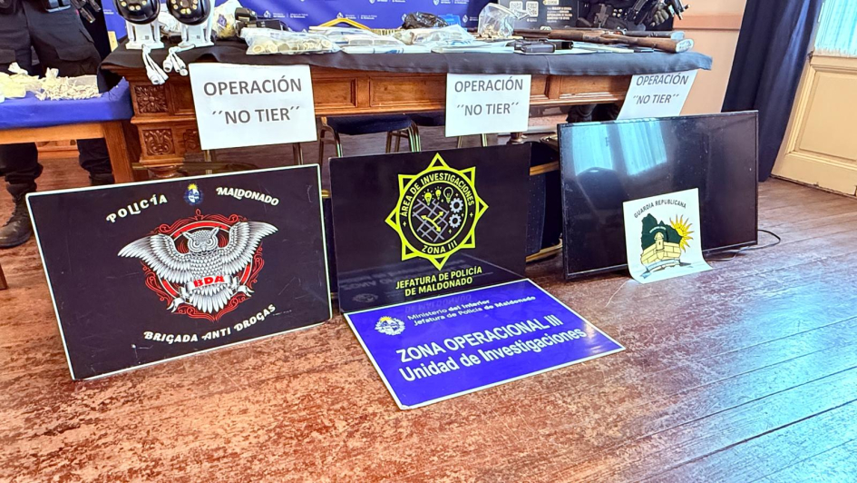 Objetos incautados,Operación No Tier Objetos incautados,Operación No Tier