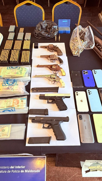 Objetos incautados,Operación No Tier Objetos incautados,Operación No Tier