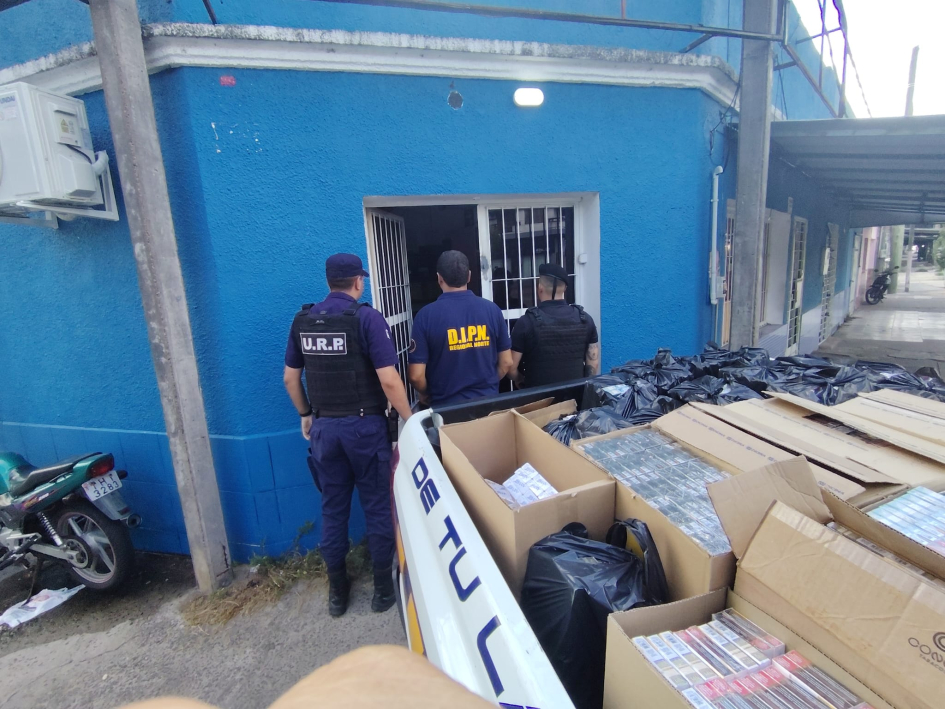 Objetos incautados, operación Versa