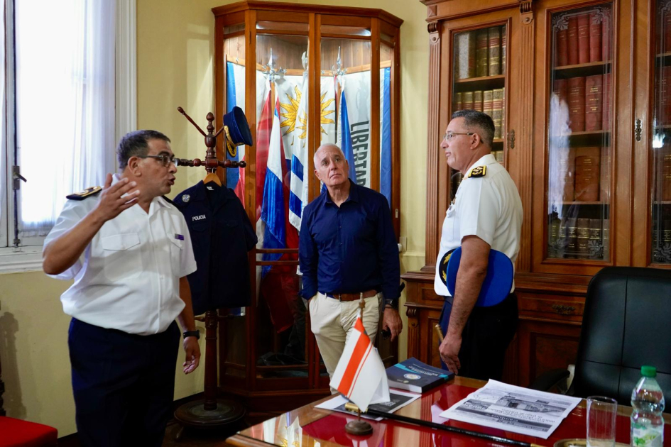 Ministro del Interior visitó Florida y mantuvo reunión con el Comando de la Jefatura