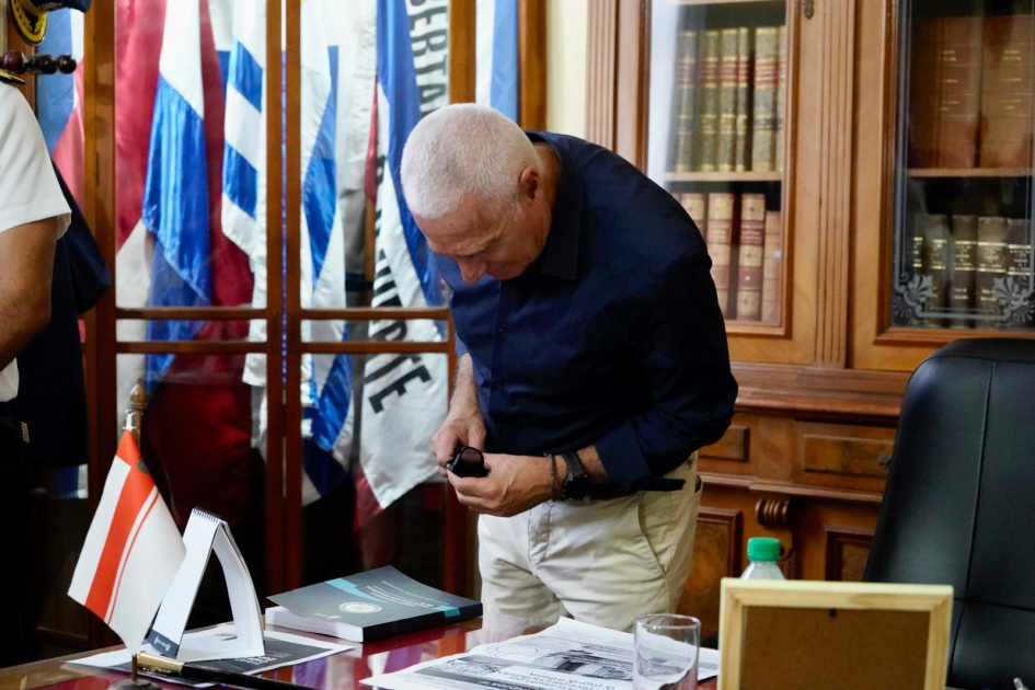 Ministro del Interior visitó Florida y mantuvo reunión con el Comando de la Jefatura