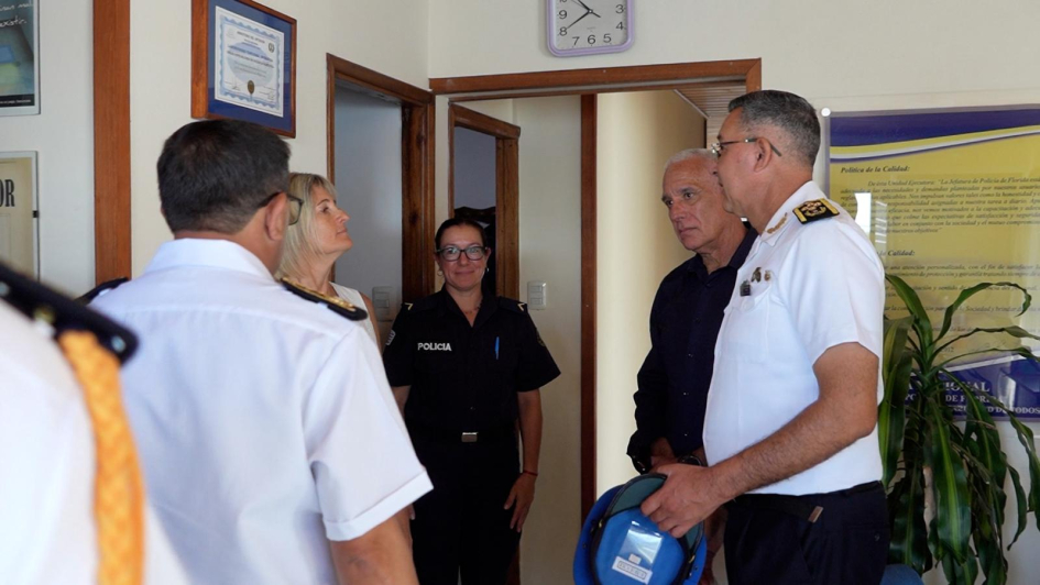 Ministro del Interior visitó Florida y mantuvo reunión con el Comando de la Jefatura