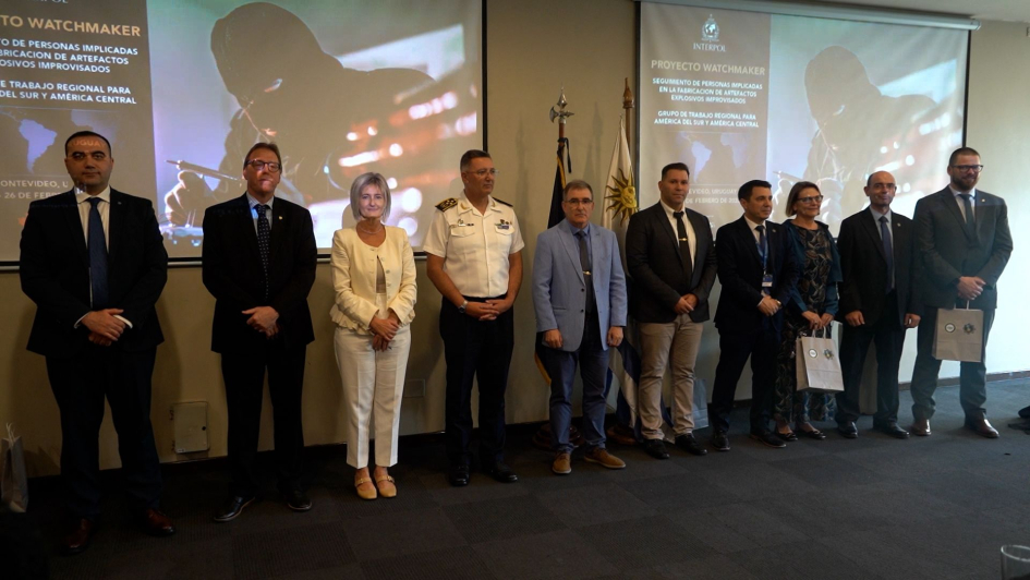 Uruguay fue sede del encuentro regional sobre el proyecto Watchmaker de Interpol