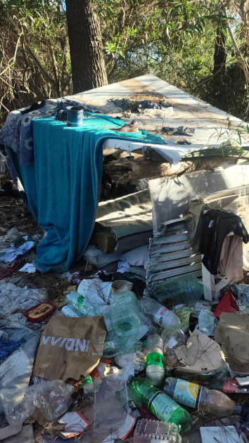 Gran acumulación de residuos 