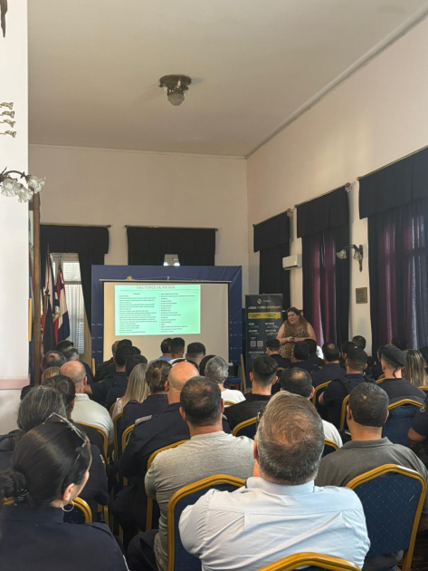 Sargento Operadora psicosocial brindó taller