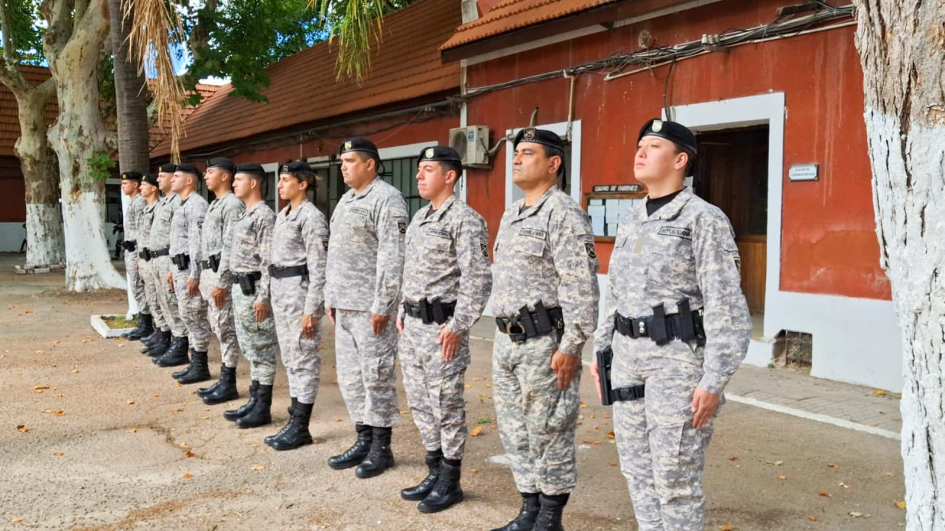 Formación de policías de la Unidad PUMA