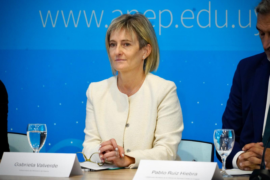 Subsecretaria del Ministerio del Interior, Cra. Gabriela Valverde.