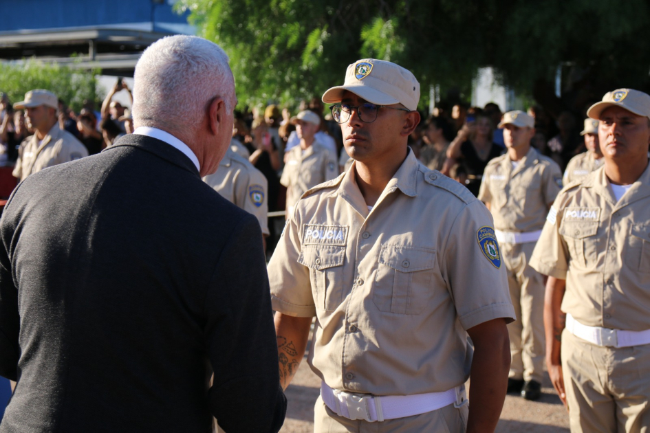 Promoción histórica: egresaron 300 agentes de la Escuela Nacional de Policía