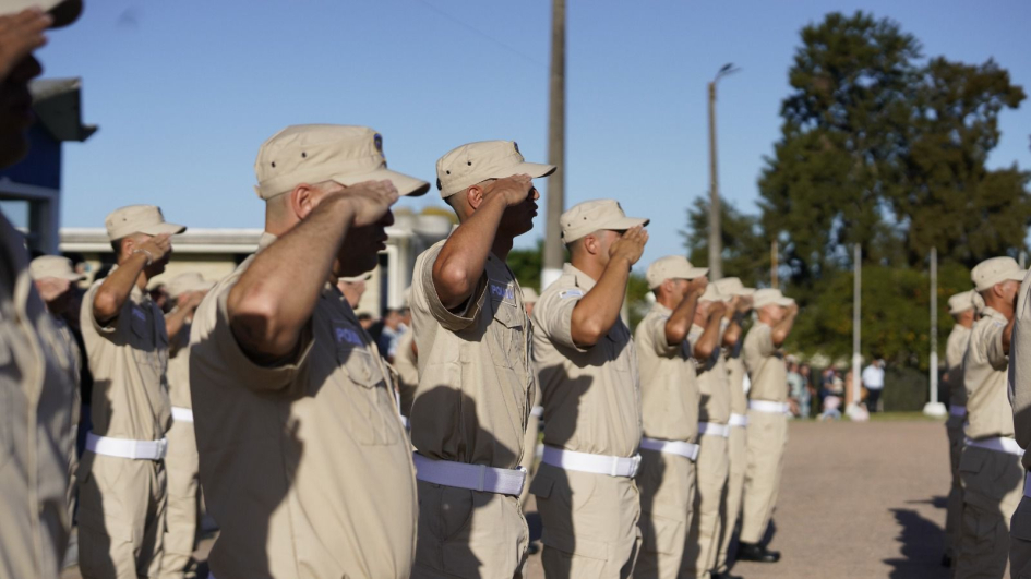 Promoción histórica: egresaron 300 agentes de la Escuela Nacional de Policía