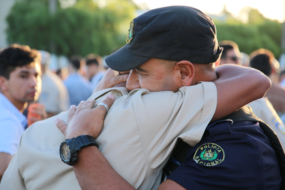 Promoción histórica: egresaron 300 agentes de la Escuela Nacional de Policía