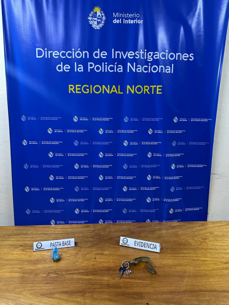 Incautación estupefacientes, llaves de vehículo 