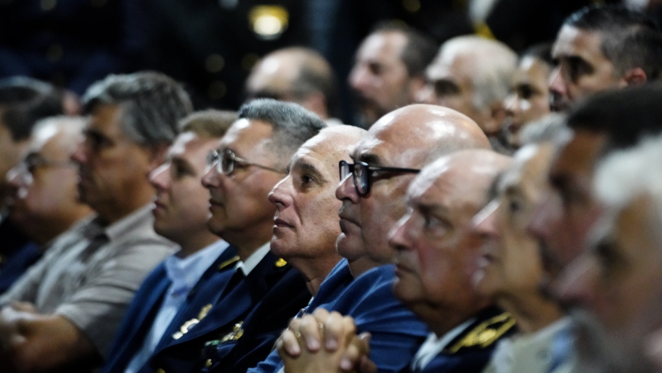 Autoridades en egreso de 48 nuevos agentes en Maldonado