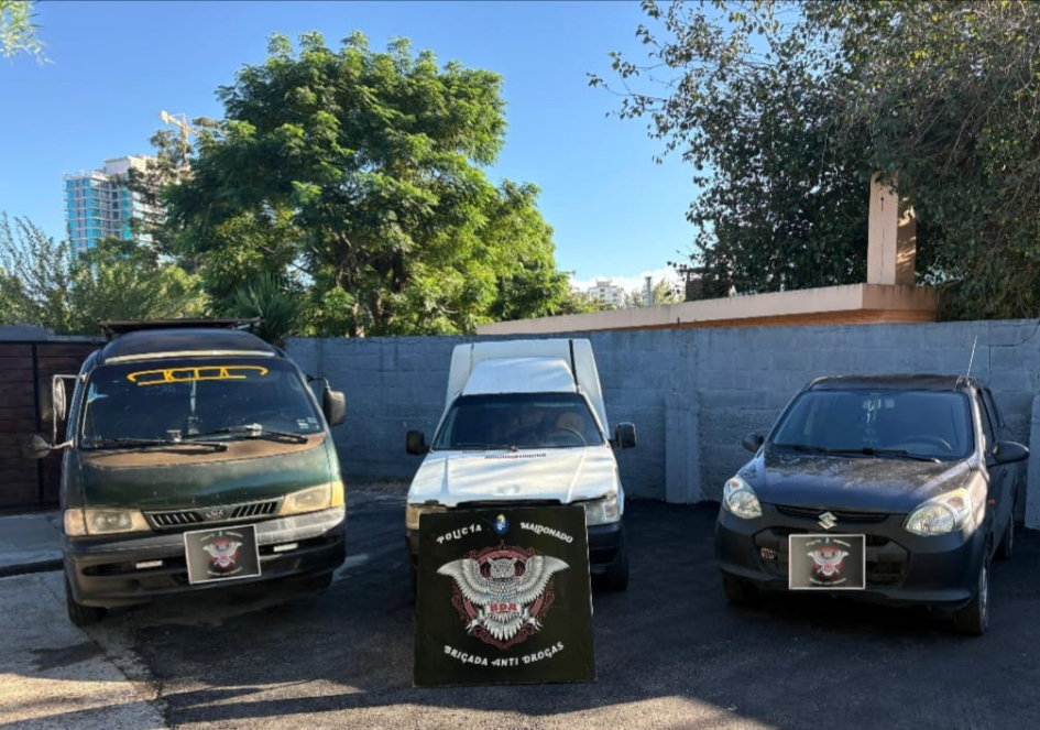 Vahiculos incautados Operación Jacobo